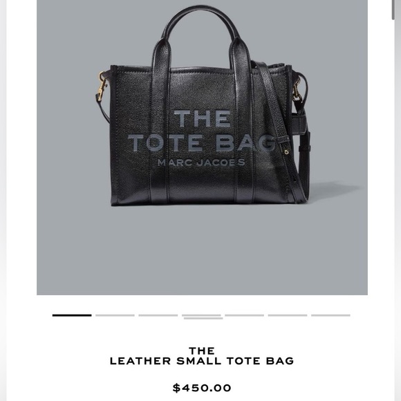 Marc Jacobs Leather Small Tote Bag - Picture 2 of 12